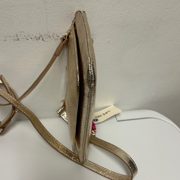 Gold On 34th Rienna Metallic Small Crossbody  Bag, Holiday Party Ready, Clutch - Picture 12 of 17